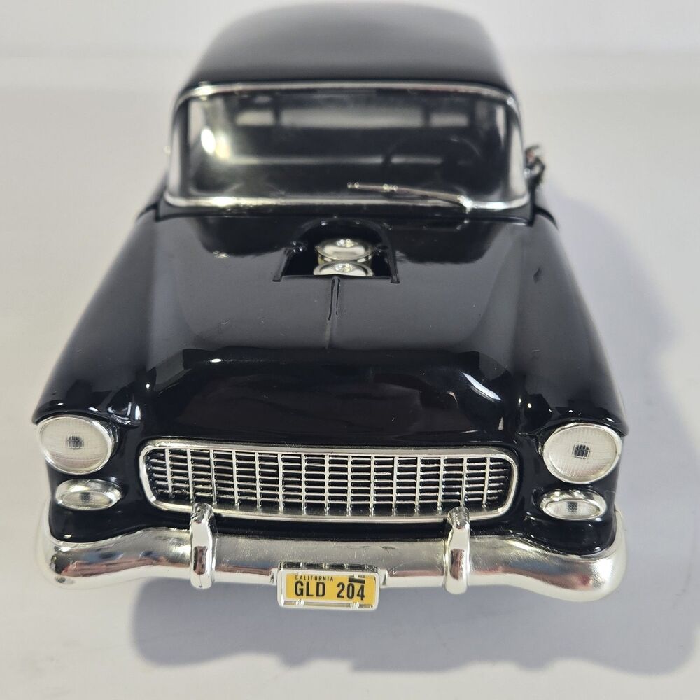 ERTL 1955 Chevrolet Bel Air 1:18 Black Diecast Model Car Parts Repair